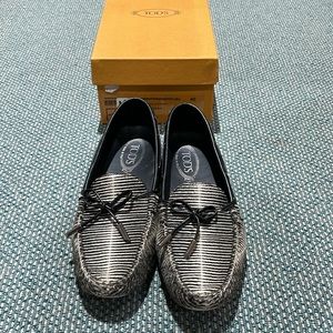 Tod’s with zebra print. Barely worn